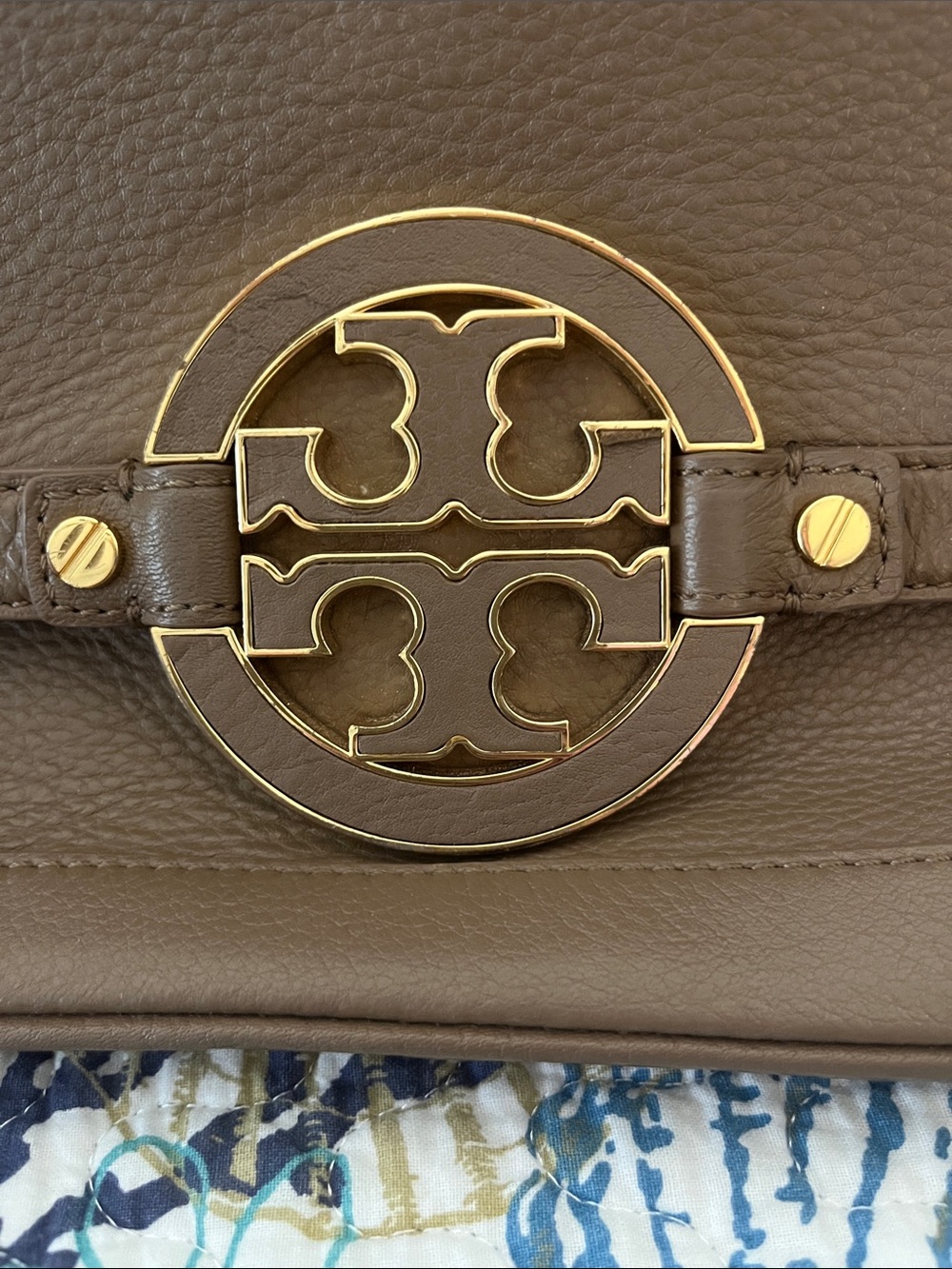 Tory Burch Brown Leather Crossbody Bag - Picture 2 of 4